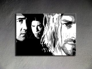 Maľovaný POP ART obraz na stenu Nirvana