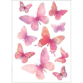 Anděl Samolepky na zeď motýli 42 x 24 cm