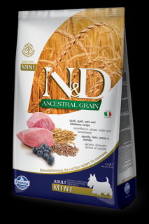 N&D Ancestral Grain Dog Adult Mini Lamb and Blueberry 800 g