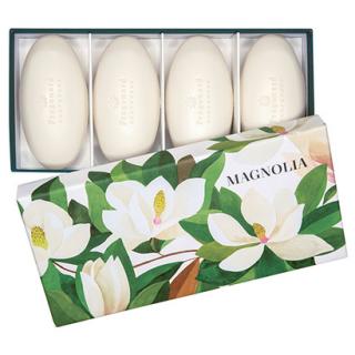 Magnolia, Fragonard, parfémovaná mýdla v dárkové krabičce, 4 x 50 g