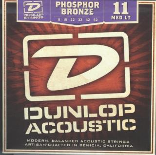 Dunlop Acoustic Phosphor Bronze Guitar String Set, Medium Light, .011-.052