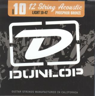 Dunlop DAP 010/047 J - Acoustic Phosphor Bronze 12-string Light 010-047