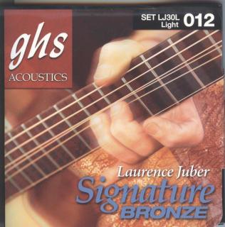 GHS Signature Bronze - LJ30L - Acoustic Guitar String Set, Light, .012-.054