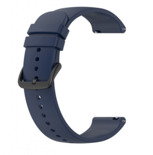 Silikonový náramek pro chytré hodinky - 22mm Barva: Tmavě modrá