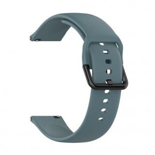 Silikonový náramek pro chytré hodinky velikost L - 20mm (Amazfit, Samsung, Garmin, Honor, Huawei) Barva: Šedo-modrá