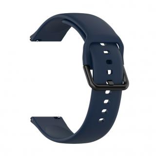 Silikonový náramek pro chytré hodinky velikost L - 20mm (Amazfit, Samsung, Garmin, Honor, Huawei) Barva: Tmavě modrá