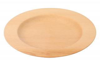 Stylový dřevěný talíř střední