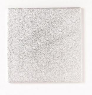 Podložka pevná stříbrná čtverec 40,6 cm