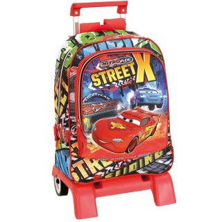Cars - Školní batoh na kolečkách, 43 cm