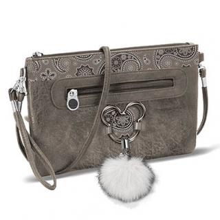 Disney Mickey kabelka s motýly malá šedá přes rameno