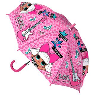 LOL Surprise deštník manuální růžový 42 cm