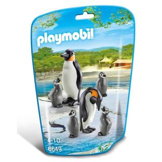 Stavebnice Playmobil život v Zoo: rodinka tučňáků
