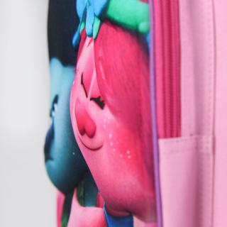 Trollové - Trolls Eva batoh 3D růžový 41 cm