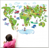 Samolepka Dětská mapa Světa pro děti