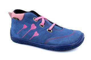 boty Fare B5421251 modré s kytkami kotníčkové (bare) Velikost boty (EU): 24, Vnitřní délka boty: 157, Vnitřní šířka boty: 68