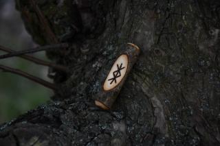 Amulet vikingský - ochrana, VERND kutatá kožené šňůrka: bez šňůrky