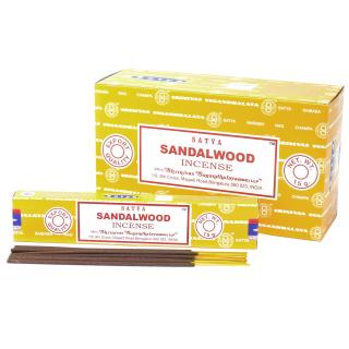 Shrinivas Satya Vonné tyčinky Sandalwood (Santalové Dřevo), 15 g