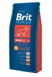 Brit Premium Dog Adult L 15kg + ROZVOZ ZDARMA (BRNO)
