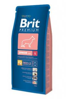 Brit Premium Dog Junior L 15kg + ROZVOZ ZDARMA (BRNO)
