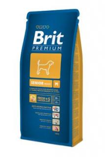 Brit Premium Dog Senior M 15kg + ROZVOZ ZDARMA (BRNO)