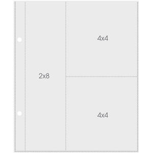 Simple Stories - PAGE PROTECTOR - 2x8  / 4x4  10 ks - náhradní obaly