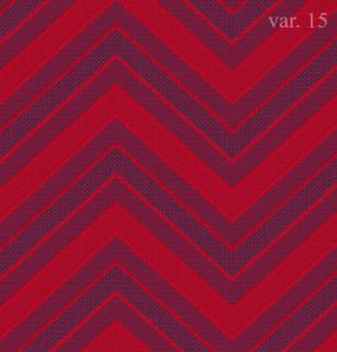 Historický brokát 160 51308 CHEVRON červená Barevná varianta: červená/modrá 15