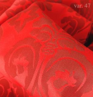 Historický brokát 160 51308 KALICH červená Barevná varianta: červená/hnědá 47