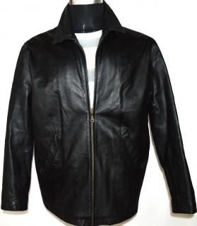 KOŽENÁ pánská černá měkká bunda na zip BURTON M