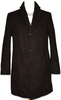 Vlněný pánský hnědý kabát Marks&Spencer M