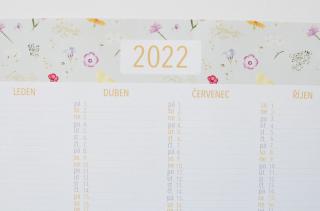 Roční kalendář 2022 Čaj o páté Balení: 1 kalendář