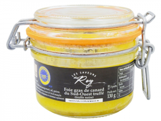 Kachní foie gras lanýži Périgord (3%)  sklo 130g Foie Gras de Canard aux Truffes (3%) - 130g