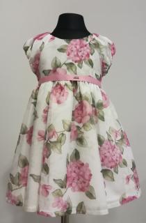 1907/88  Mayoral dívčí elegantní vícebarevné šifonové šaty s podšívkou květinový vzor Barva: Vícebarevná, Velikost: 98 / 36 měsíců, Materiál: 50%…