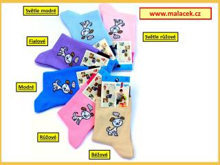 Dětské ponožky - pejsek, DEKL62
