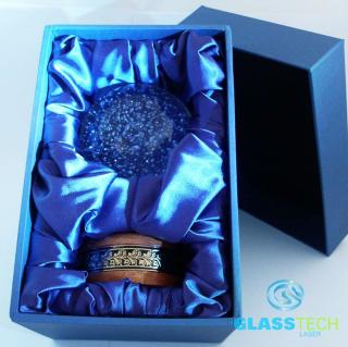 Dárková krabice XL, koule 120+podstavec (Dárková krabice na kouli 120 mm a podstavec 100x100x50 mm)