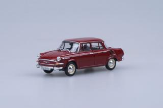 Škoda 1000 MB (1964) 1:43 - Červená Rubínová (Modely z Německé distribuce!)