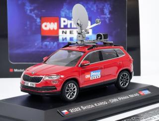 Škoda Karoq CNN Prima News Norev/CAL 1:43 (Limitovaná edice 50 ks)