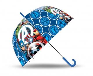 EUROSWAN Vystřelovací průhledný deštník Avengers POE průměr 70 cm
