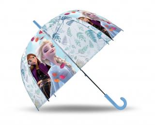 EUROSWAN Vystřelovací průhledný deštník Ledové Království 70cm