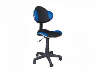 Dětská židle - Q-G2, čalouněná, různé barvy na výběr Čalounění: modrá/černá