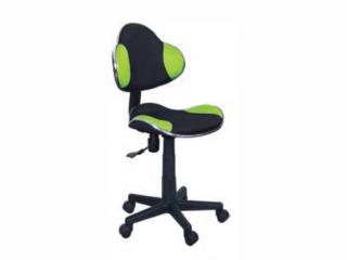 Dětská židle - Q-G2, čalouněná, různé barvy na výběr Čalounění: zelená/černá