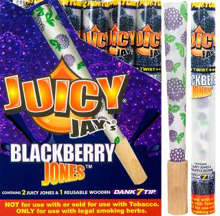 Konopné dutinky na jointy Juicy Jay´s Blackberry 1 1 / 4 2ks
