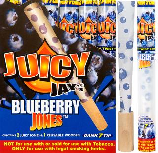 Konopné dutinky na jointy Juicy Jay´s Blueberry 1 1 / 4 2ks