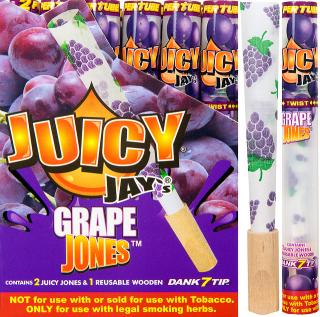 Konopné dutinky na jointy Juicy Jay´s Grape 1 1 / 4 2ks