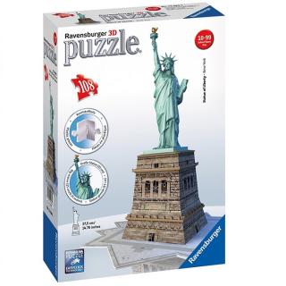 3D puzzle Socha Svobody 108 dílků, Ravensburger