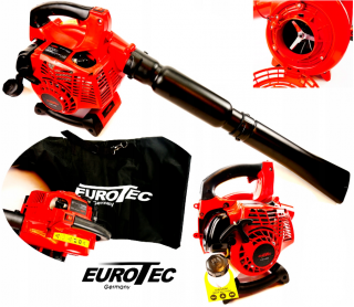 Motorový benzínový fukar a vysavač na listí Eurotec 3v1 (Benzínový fukar a vysavač na listí Eurotec)