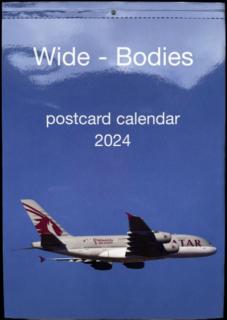 Nástěnný kalendář dopravní letadla 2024 - malý