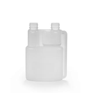 Dávkovací lahev 500ml na 2 uzávěry  CENA LAHVE BEZ UZÁVĚRU - uzávěry objednávejte v sekci související zboží