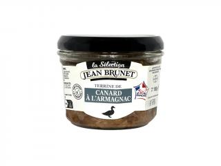 Kachní terina s Armagnakem Premium ve skle 180g Jean Brunet