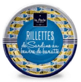 La Perle Rillety ze sardinek na pravém másle 80g