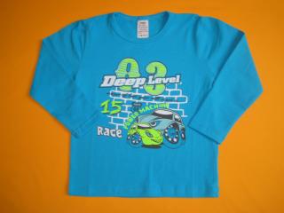 Chlapecké tričko s potiskem Deep Level Barva: tyrkysově modrá, Velikost: 92